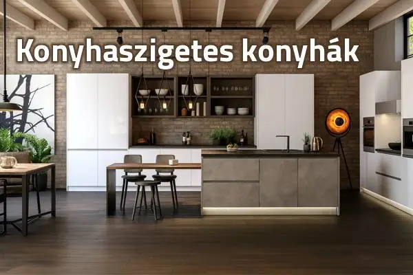 Konyhaszigetes konyha