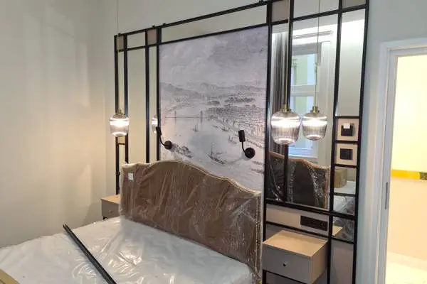 Modern Apartment szoba fém keret